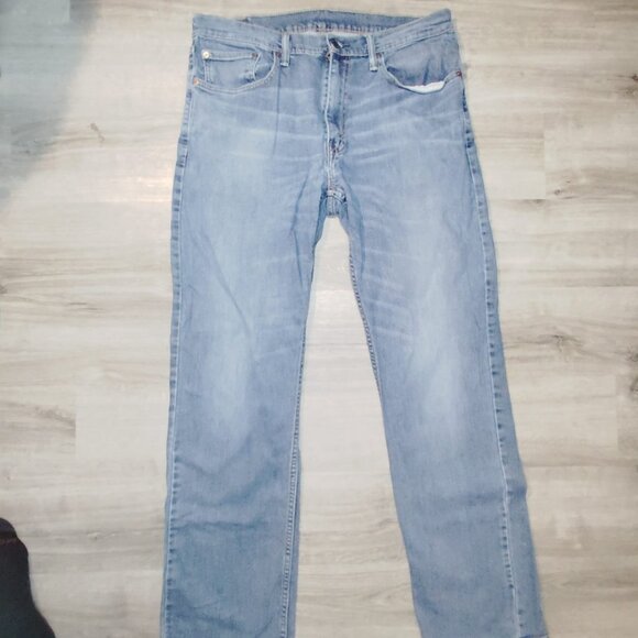 Vintage 90s Levis Light Wash Straight Leg Jeans Measured 36x34 #B18-C1536 - Picture 1 of 3